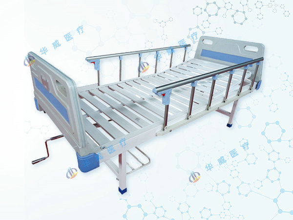 D8 ABS床頭單搖護(hù)理床（條式床面、帶護(hù)欄）.jpg
